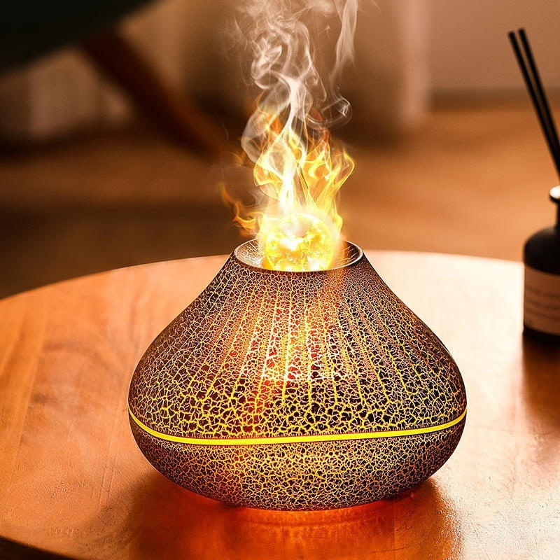 Rainbow Flame Aroma Diffuser - Large Capacity Humidifier  Dream Tech Sleep