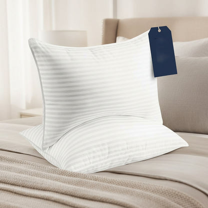 Satin Stripe Pillow Pillow Core Cotton Fiber Filling  My Store