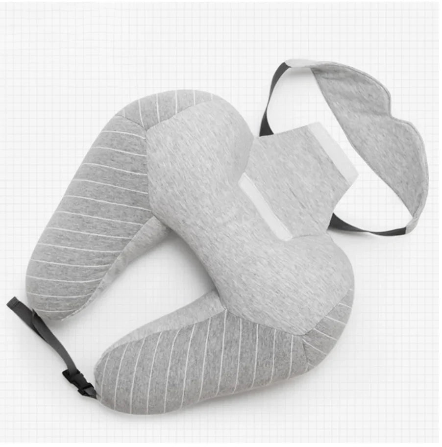 Travel Pillow With Eye Mask  Dream Tech Sleep