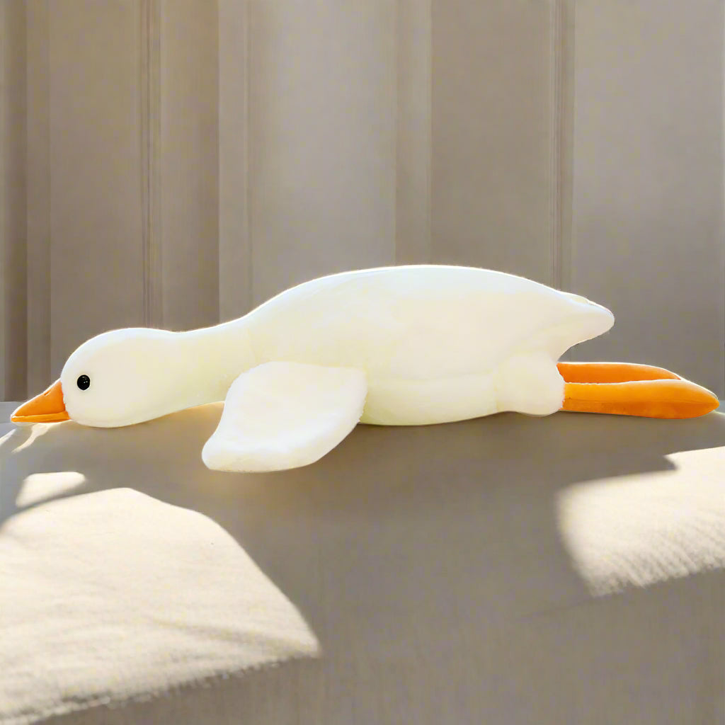 Cute Big White Geese Pillow Plush Toy  Dream Tech Sleep