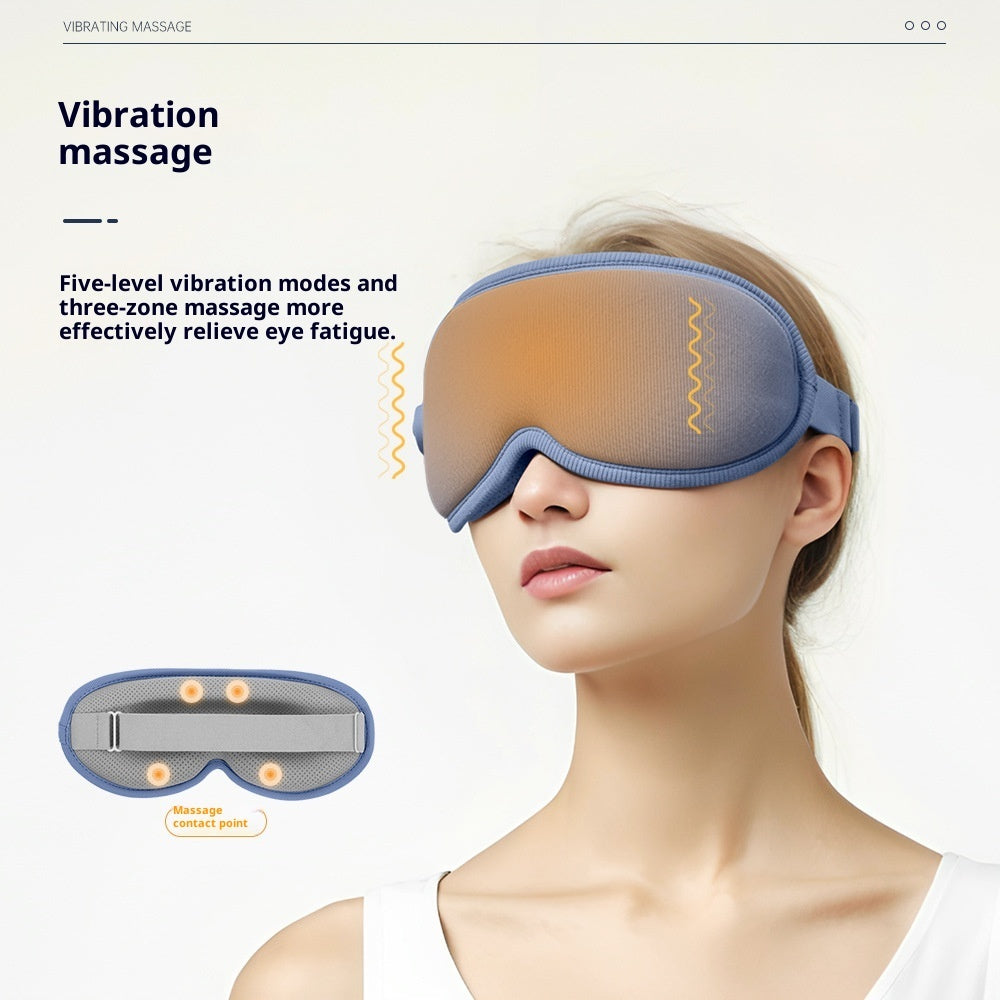 3d Eye Mask Massage Hot Compress Dual-use Steam Eye Shield Thickened Eye Socket Sleep Shading Relieve Fatigue  My Store