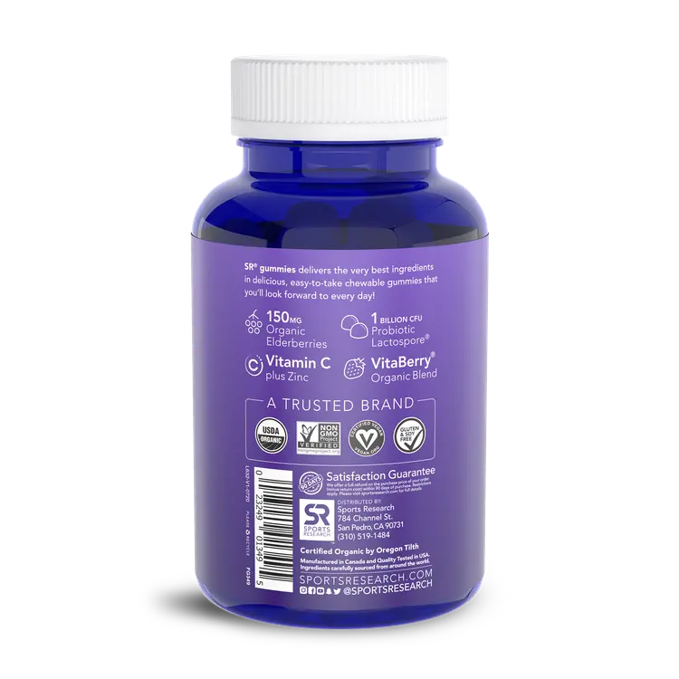Elderberry Gummies for Immune Support - Vitamin C & Zinc  Dream Tech Sleep