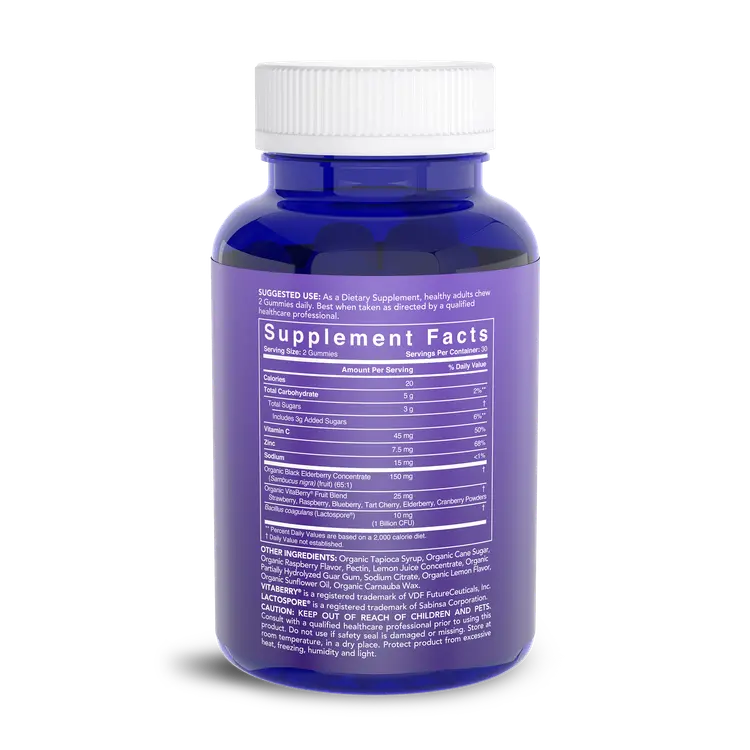 Elderberry Gummies for Immune Support - Vitamin C & Zinc  Dream Tech Sleep