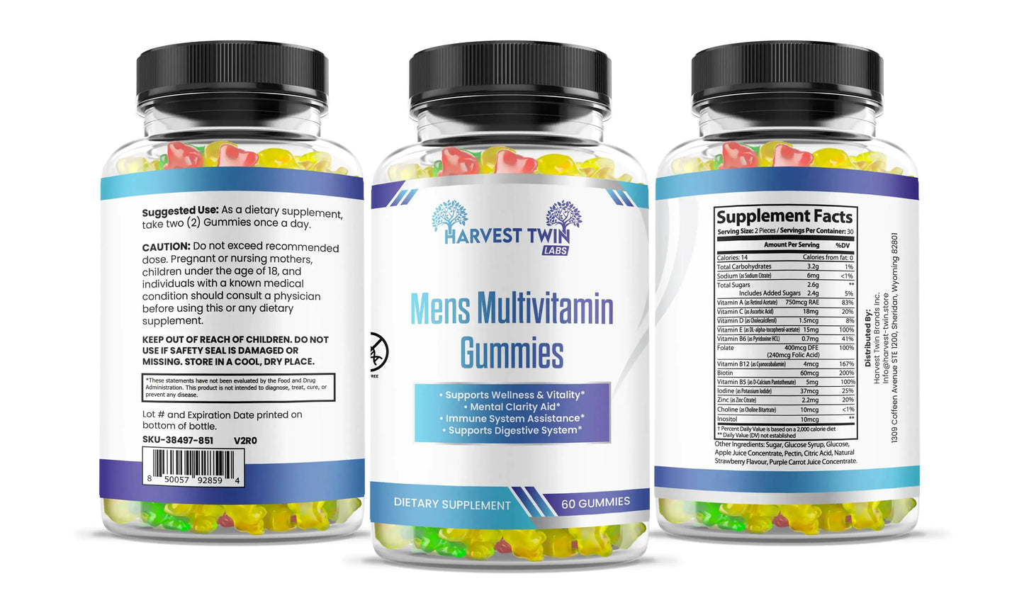 Men's Multivitamin Gummies  Dream Tech Sleep