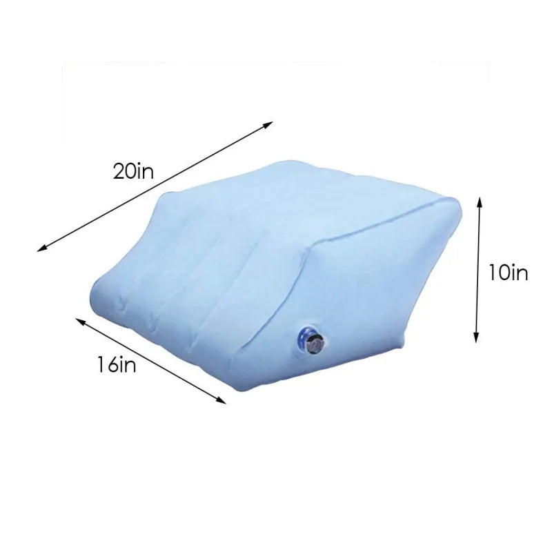 Inflatable Leg Pillow for Travel and Relaxation  Dream Tech Sleep