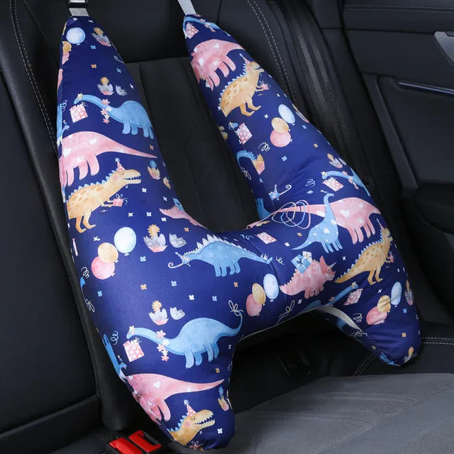 Adorable Kids Animal Travel Pillow for Comfy Journeys  Dream Tech Sleep