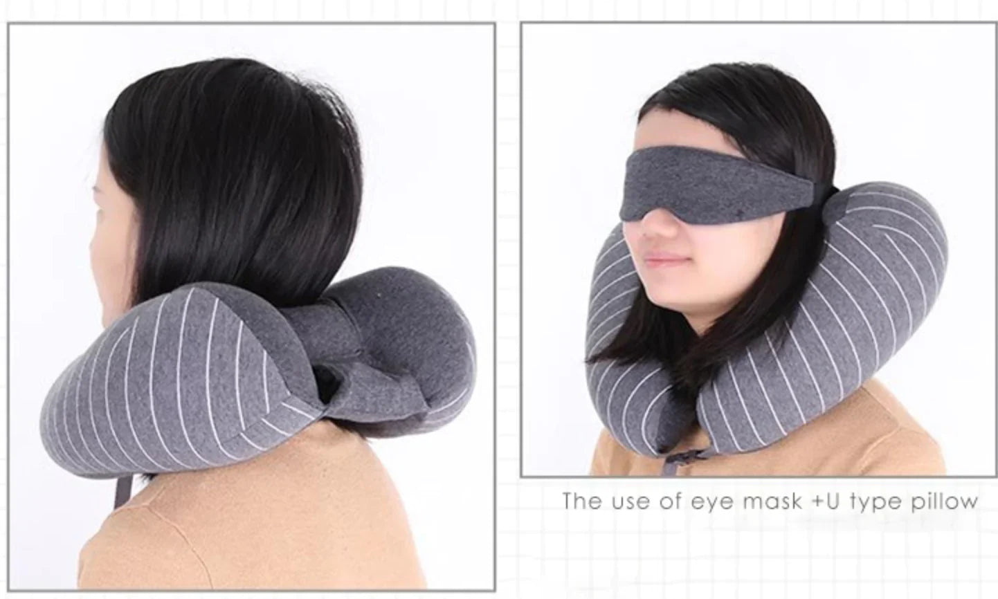 Travel Pillow With Eye Mask  Dream Tech Sleep