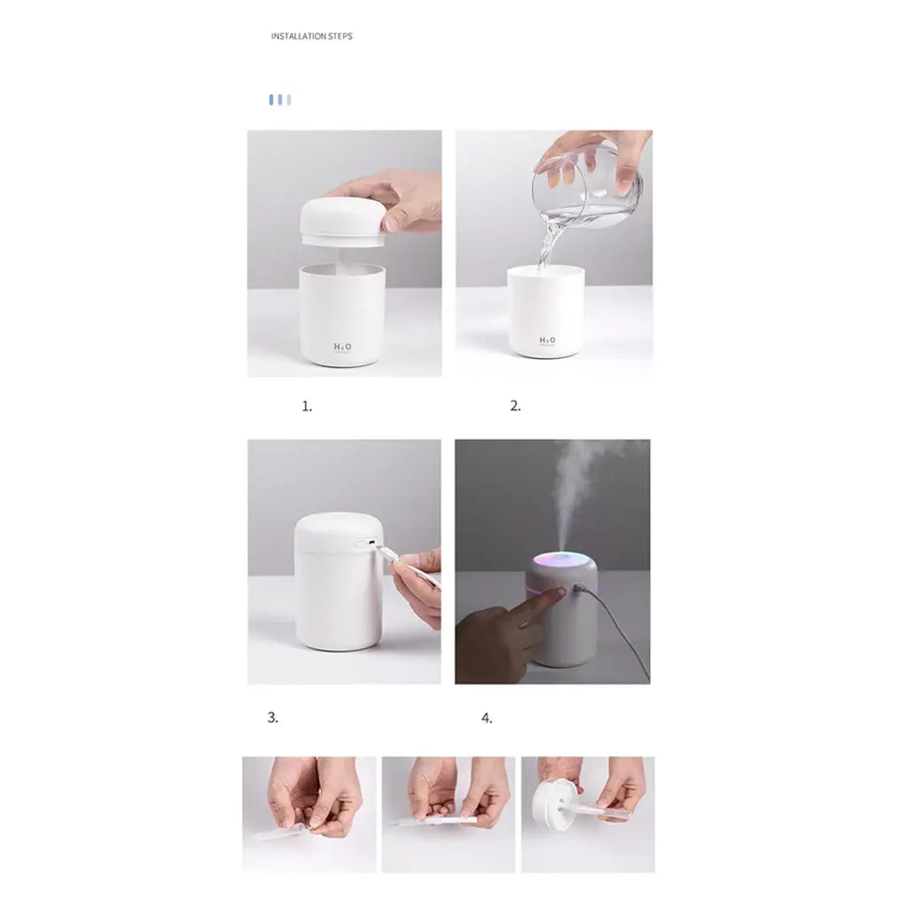 Portable Air Humidifier Aroma Essential Oil Diffuser  Dream Tech Sleep