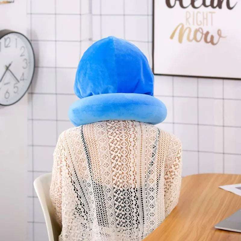 Cartoon Animal Cotton Plush U Shape Neck Travel Hoodie  Dream Tech Sleep