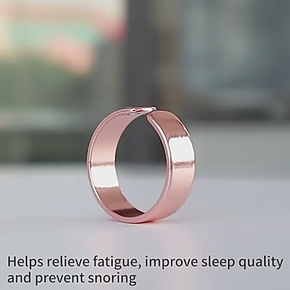 Acupressure Anti-Snore Ring – Reflexology Sleep Aid Device for Snoring Relief