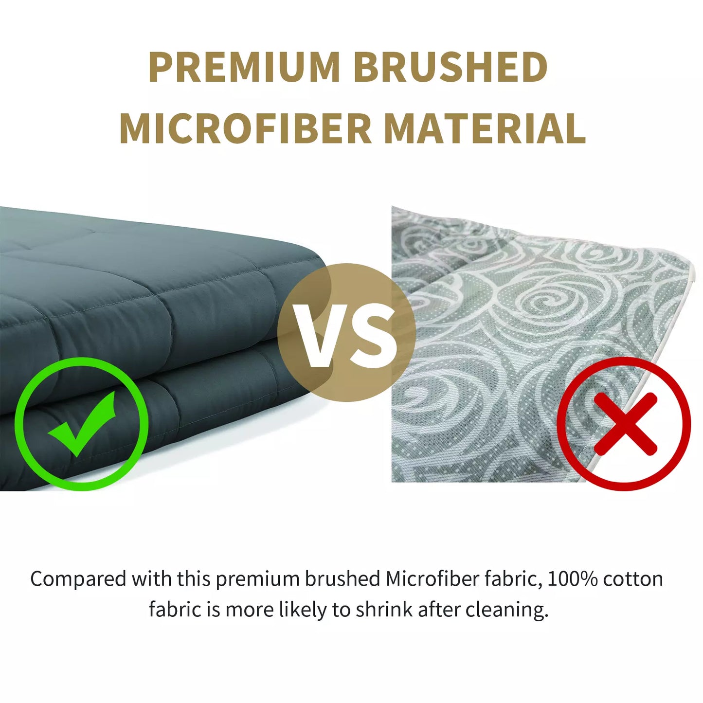 Weighted Blanket Adult Full Queen Size  Dream Tech Sleep