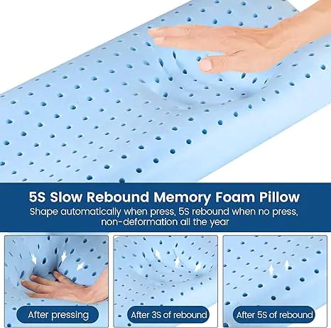 Neck Support Orthopedic Bed Pillow for Pain Relief and Better Sleep  Dream Tech Sleep