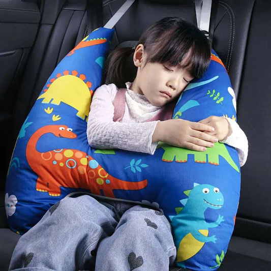 Adorable Kids Animal Travel Pillow for Comfy Journeys  Dream Tech Sleep