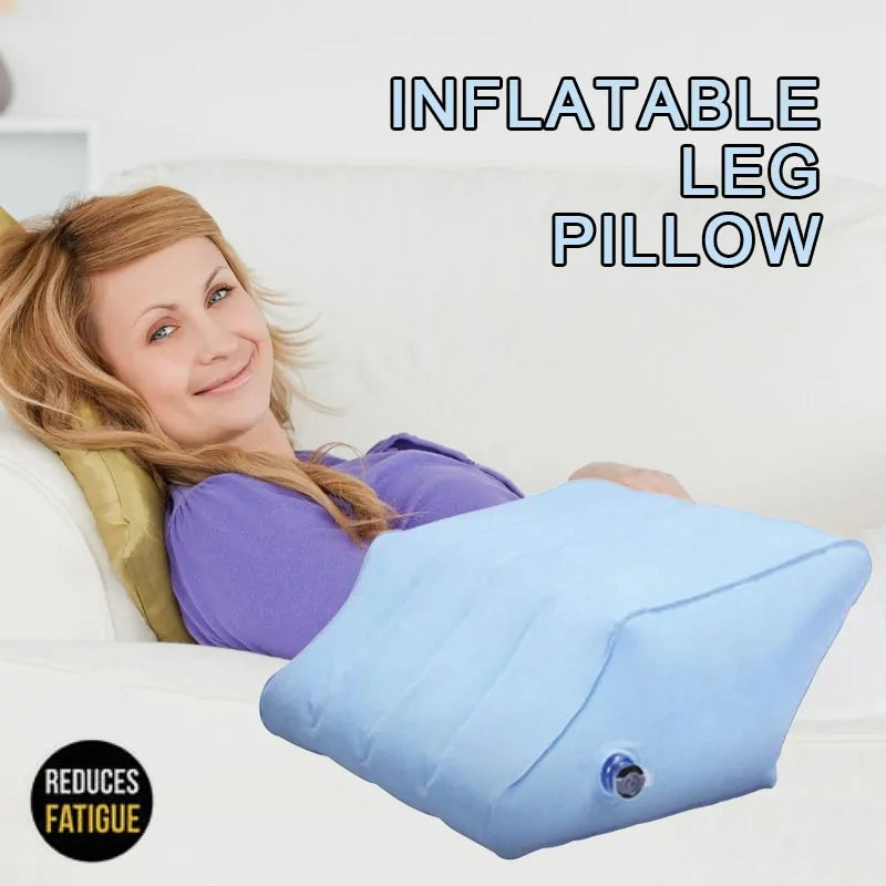 Inflatable Leg Pillow for Travel and Relaxation  Dream Tech Sleep